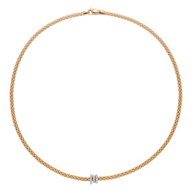 Weißgold, Halsschmuck, FOPE Prima Flex'it Collier 74408CX_PB_G_BBB_043