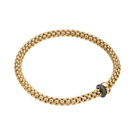 Gelbgold, Armschmuck, FOPE Solo Flex'it Armband, Ref: 62406BX_PN_G_1GX_00M
