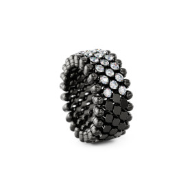 Gold farbig veredelt, Ringe, Serafino Consoli Brevetto Multi-Size Ring, Ref: RMS 5HM2 BG WD
