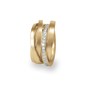 Gelbgold, Ringe, Schmuckwerk Saturn Ring, Ref: SR125-GG-55