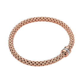 Roségold, Armschmuck, FOPE Solo Flex'it Armband, Ref: 62106BX_BB_R_RBR_0XL