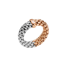 Roségold &amp;amp; Weißgold, Ringe, FOPE Essentials Flex'it Ring, Ref: 08E02AX_XX_1_XRX_00L