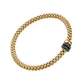 Gelbgold, Armschmuck, FOPE Solo Flex'it Armband, Ref: 62506BX_PN_G_11G_00L