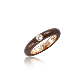 Roségold, Ringe, Adolfo Courrier Cioccolato Ring P1-CIO-04