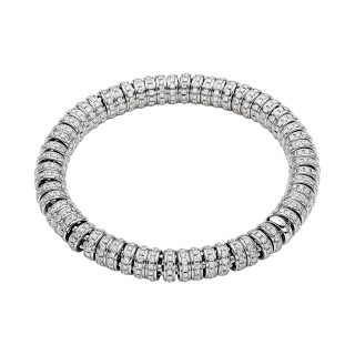 Weißgold, Armschmuck, FOPE Eka Flex'it Armband mit Diamantpavé, Ref: 62906BX_PB_B_XBX_0XS