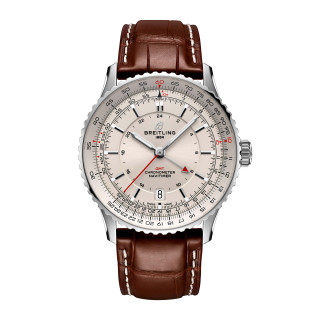 Herrenuhr, Breitling Navitimer Automatic GMT 41, Ref: A32310211G1P1