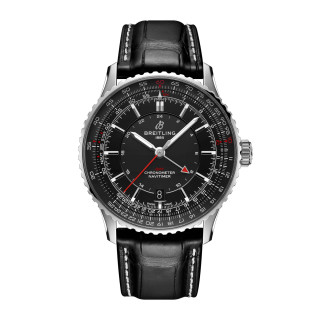 Herrenuhr, Breitling Navitimer Automatic GMT 41, Ref: A32310251B1P1