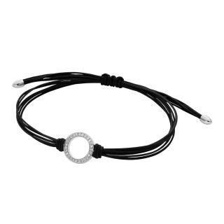 Platin, Armschmuck, Schmuckwerk Saturn Textilband, Ref: SA515-PT-9