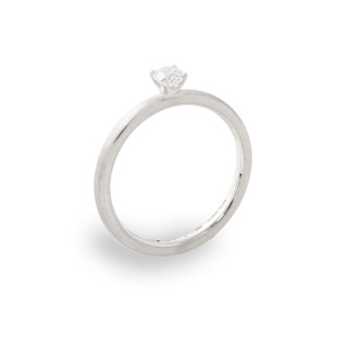 Platin, Ringe, Schmuckwerk Alpen Solitärring, Ref: GT1414-PT-54
