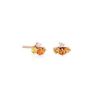 Roségold, Ohrringe, Cervera Barcelona Bouquet Ohrstecker, Ref: A1722BC/ZAMZN