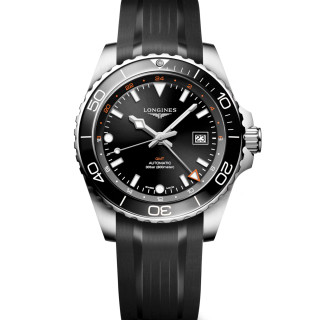 Herrenuhr, Longines HYDROCONQUEST GMT, Ref: L3.890.4.56.9