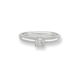Weißgold, Ringe, Juwelier Lenhardt Solitärring, Ref: 982-0
