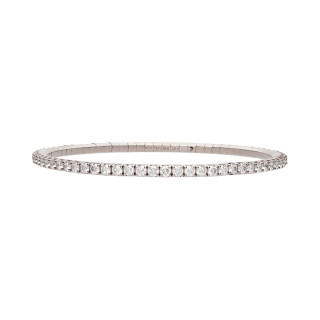 Weißgold, Armschmuck, Demeglio Tennisarmband, Ref: BTE85DBOB