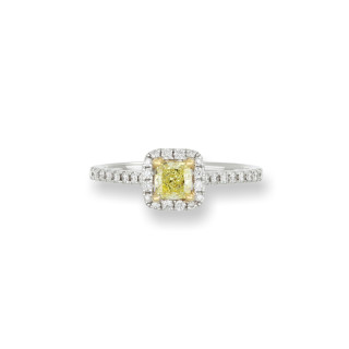 Weißgold, Ringe, Juwelier Lenhardt Halo Ring, Ref: 466-0