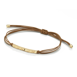 Gelbgold, Armschmuck, Schmuckwerk Alpen Textilband, Ref: GA810-GG