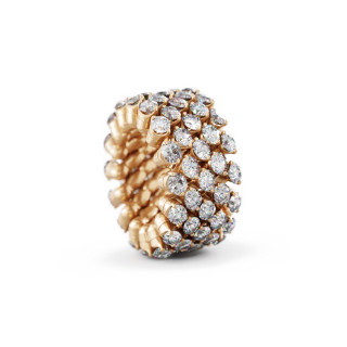 Roségold, Ringe, Serafino Consoli Brevetto Multi-Size Ring, Ref: RMS 5F7 RG WD
