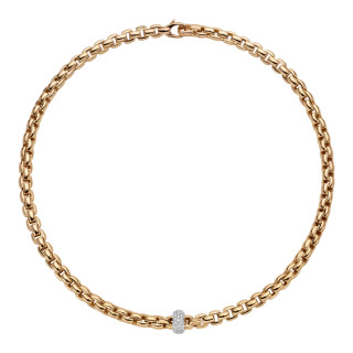 Gelbgold, Halsschmuck, FOPE Eka Flex'it Collier, Ref: 70705CX_PB_G_XBX_043
