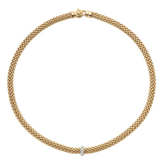 Gelbgold, Halsschmuck, FOPE Vendôme Flex'it Collier, Ref: 56002CX_BB_G_XBX_043