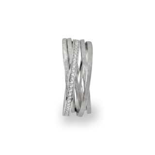 Platin, Ringe, Schmuckwerk Saturn Ring, Ref: SR555-PT-53