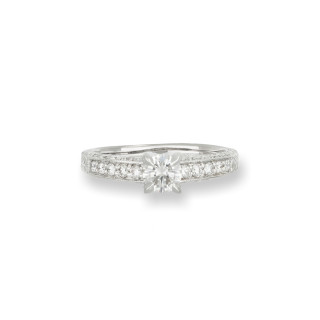 Weißgold, Ringe, Juwelier Lenhardt Ring, Ref: 223-0