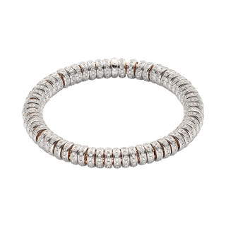 Roségold &amp;amp; Weißgold, Armschmuck, FOPE Eka Flex'it Armband mit Diamantpavé, Ref: 62906BX_PB_R_XBX_00L