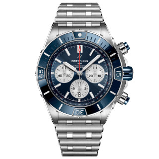 Herrenuhr, Breitling Super Chronomat B01 44, Ref: AB0136161C1A1