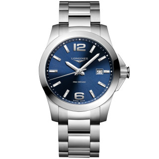 Herrenuhr, Longines CONQUEST, Ref: L3.759.4.96.6