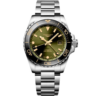 Herrenuhr, Longines HYDROCONQUEST GMT, Ref: L3.790.4.06.6