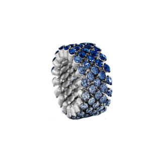 Weißgold, Ringe, Serafino Consoli Brevetto Multi-Size Ring, Ref: RMS 5F4 WBG BS