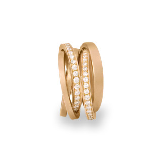 Rotgold, Ringe, Schmuckwerk Saturn Ring, Ref: SR126-RG-59