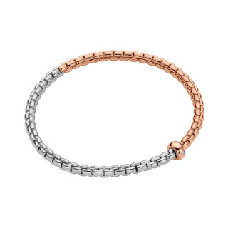 Roségold &amp;amp; Weißgold, Armschmuck, FOPE Eka Flex'it Armband, Ref: 01M01B2_BB_1_XRX_00M