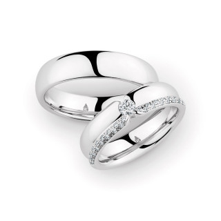  Christian Bauer Trauring-Set, Ref: 0247006-0280110
