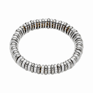 Gelbgold &amp;amp; Weißgold, Armschmuck, FOPE Vendôme Flex'it Armband, Ref: 58102B3_BB_G_BBX_00L