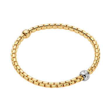         Gelbgold, Armschmuck, FOPE Eka Tiny Flex'it Armband