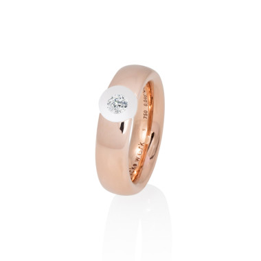         Rotgold, Ringe, Schmuckwerk Glasklar Ring