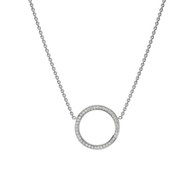 Halsschmuck, Platin, Schmuckwerk Halskette Saturn