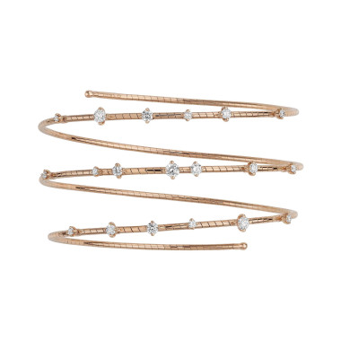 Armschmuck, Roségold, Mattia Cielo Rugiada Armreif