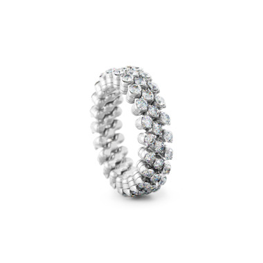 Ringe, Weißgold, Serafino Consoli Brevetto Multi-Size Ring