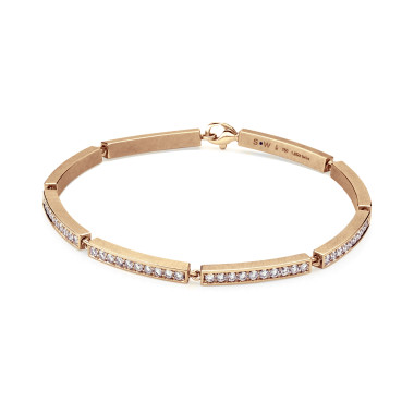 Armschmuck, Rotgold, Schmuckwerk Armband Saturn