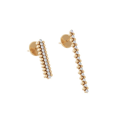 Ohrringe, Roségold, Serafino Consoli Brevetto Multi-Size Ohrringe