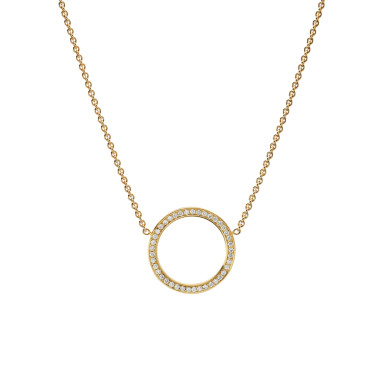 Halsschmuck, Gelbgold, Schmuckwerk Halskette Saturn