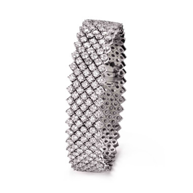         Weißgold, Armschmuck, Hans D. Krieger Brillant Armband