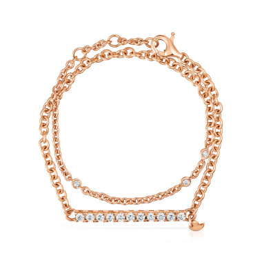         Roségold, Armschmuck, Cervera Barcelona Twisted Armband 