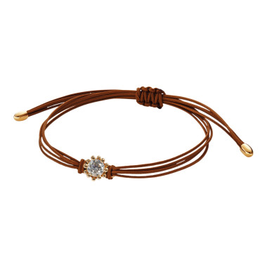 Armschmuck, Rotgold, Schmuckwerk Alpen Textilband