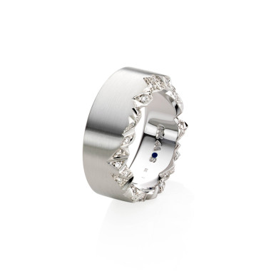 Ringe, Weißgold, Schmuckwerk Ring Alpenring