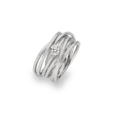         Weißgold, Ringe, Schmuckwerk Saturn Ring