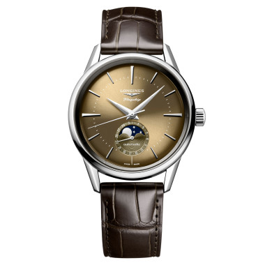         Herrenuhr, Automatik, Longines FLAGSHIP HERITAGE MOONPHASE