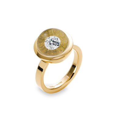         Gelbgold, Ringe, Schmuckwerk Glasklar Ring