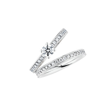 Ringe, Weißgold, Christian Bauer Trauring-Set