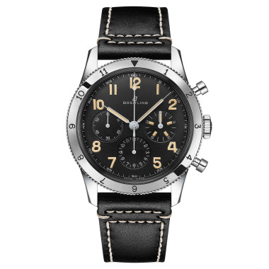         Damen- und Herrenuhr, Handaufzug, Breitling AVI Ref. 765 1953 Re-Edition